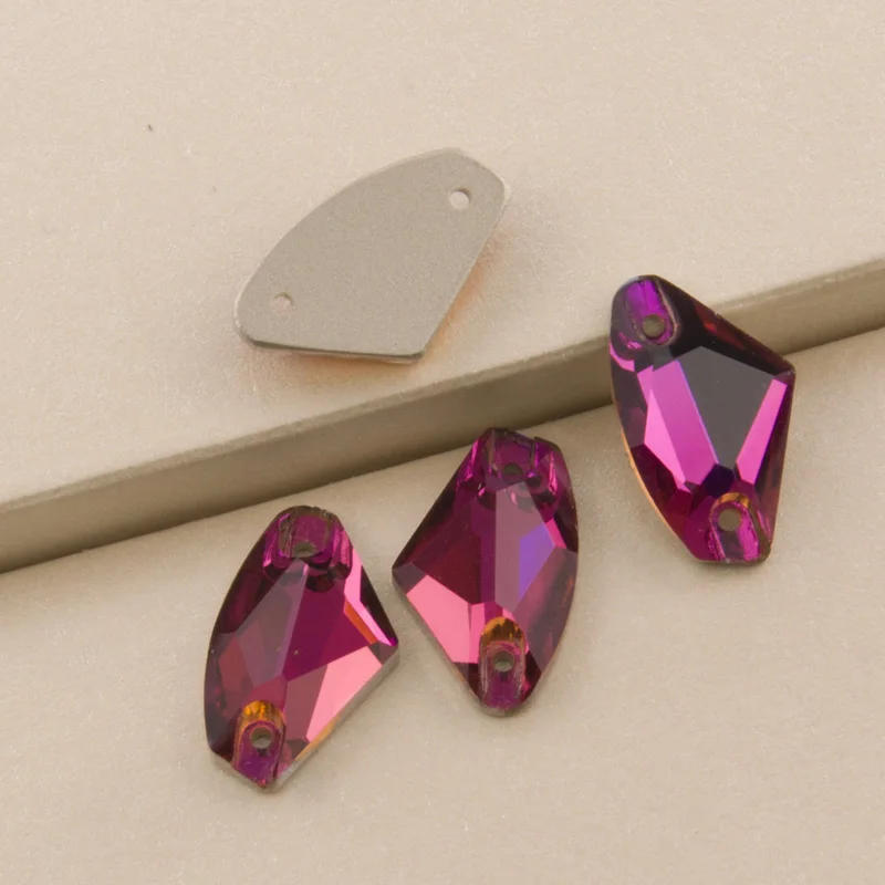 YANRUO 3256 Galaktische Glaskristallsteine zum Aufnähen von Kleidung, Kleid, Strasssteinen, Diamant, DIY – Detail 22