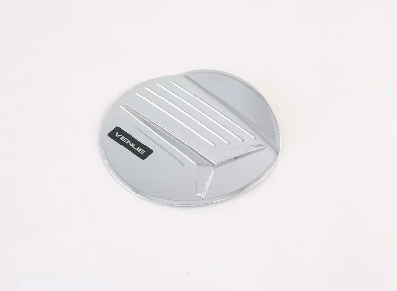 For Hyundai Venue 2019 2020 2021 2022 Car Accessories ABS Chrome fuel tank cap cover car-styling trim oil fuel cap protective