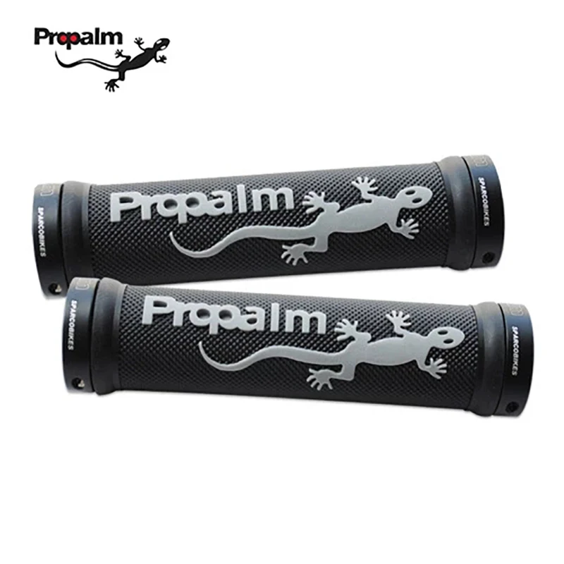 Propalm Mountain Road manopole per biciclette maniglie dritte gomma alluminio doppio lato Lock-on manopole per bici coperture attrezzature per