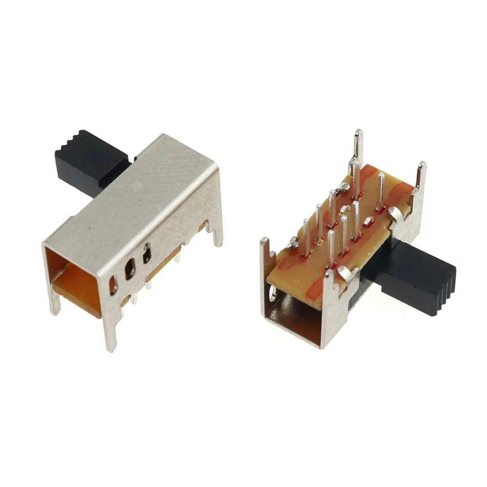 10 Stück Schalttafel platine 8 Pin 3 Position 2 p3t dp3t Schiebe schalter Seiten knopf Gerader Fuß schalter Griff Kippschalter sk23d05 – Detail 3