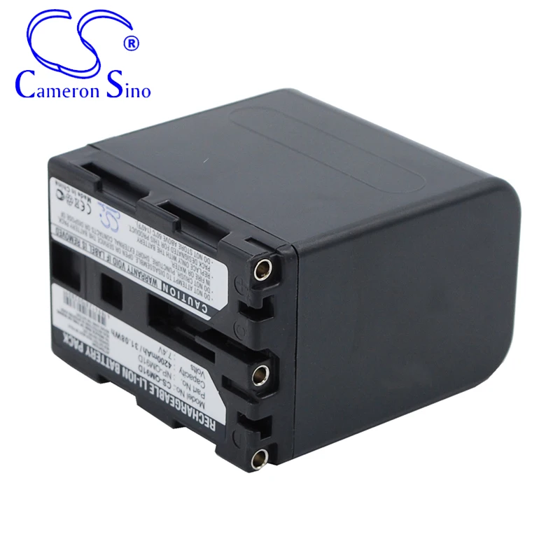 CameronSino Battery for Sony DCR-DVD101 DCR-TRV730 CCD-TRV208 DCR-PC103 DCR-TRV20E fits Sony NP-QM91D Digital camera Batteries