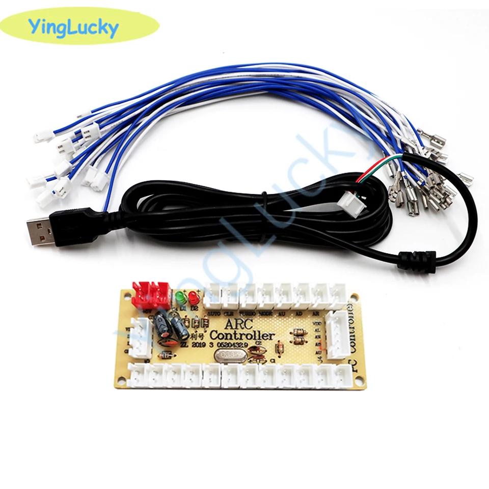 2 players Zero Delay Arcade USB Encoder PC to Joystick Arcade