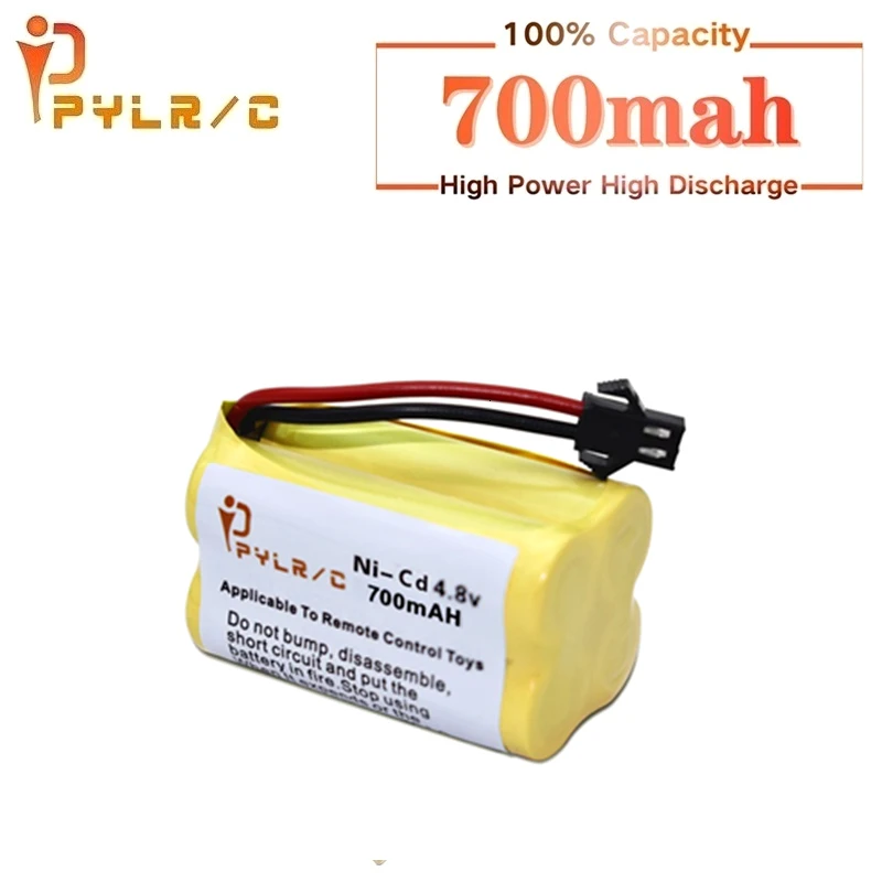 (SM Plug) 4.8v 700mah NIMH Battery For Rc toys Cars Boats Tanks Robots Guns AA NI-MH Battery 4.8v Rechargeable Battery Pack