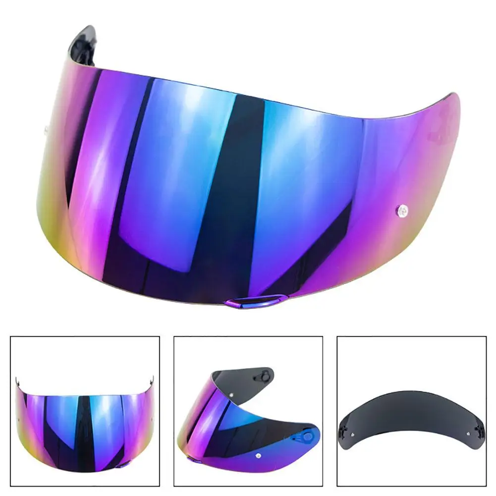 

Motorcycle Full Face Helmet Goggles Lens Visor with Pin Lock for AGV K1 K3SV K5