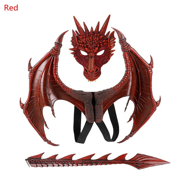 Simulation Dragon Wings Pterosaur Wings Tail Suit Halloween Costume Decoration