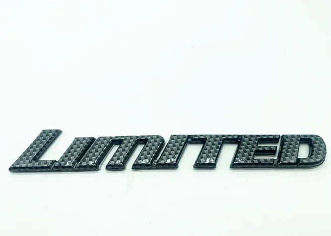 

Carbon Fiber Limited Edition Car Trunk Emblem Badge Decal Stickers Sport 4wd V6