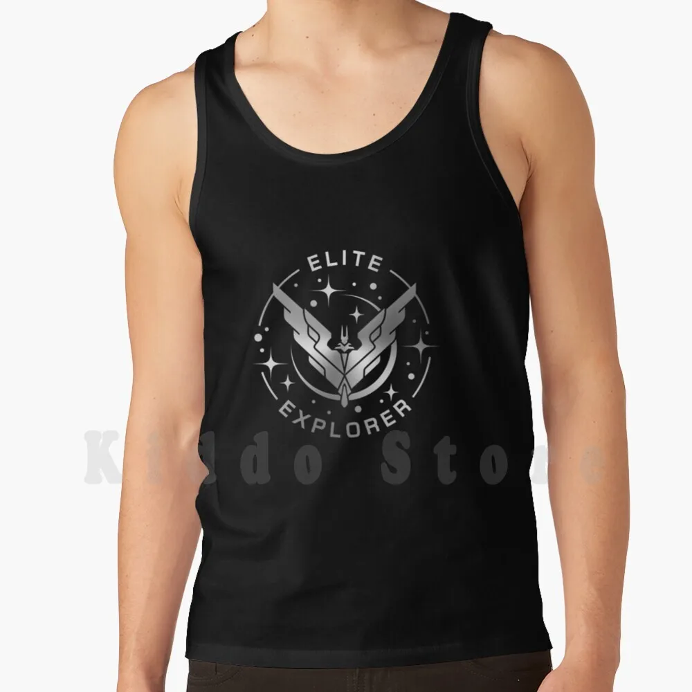 Elite Explorer Tank Tops Vest Sleeveless Elite Dangerous Space Explorer Exploration Stars Star Sailor Pilot