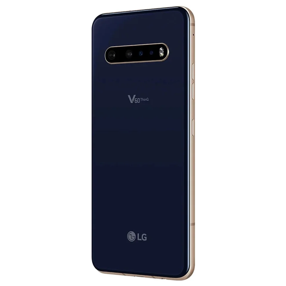 Original Unlock LG V60 ThinQ Dual-Screen V600AM/ V600TM /V600VM 6.8 inch Snapdragon 865 NFC 4/5G phone 8GB RAM 128GB ROM Android