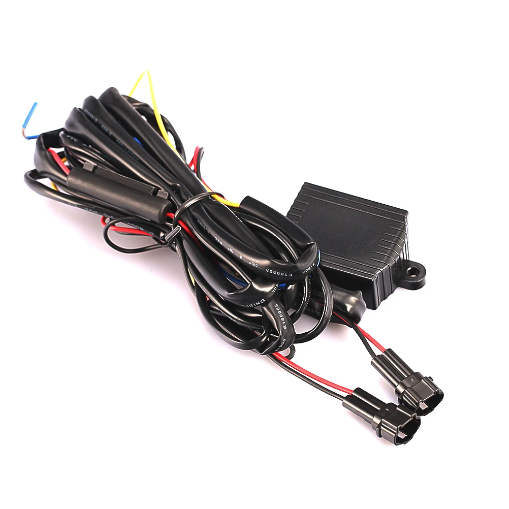 DRL LED Daytime Running Light Relay Harness Automatic On Off Control Switch 12V hot