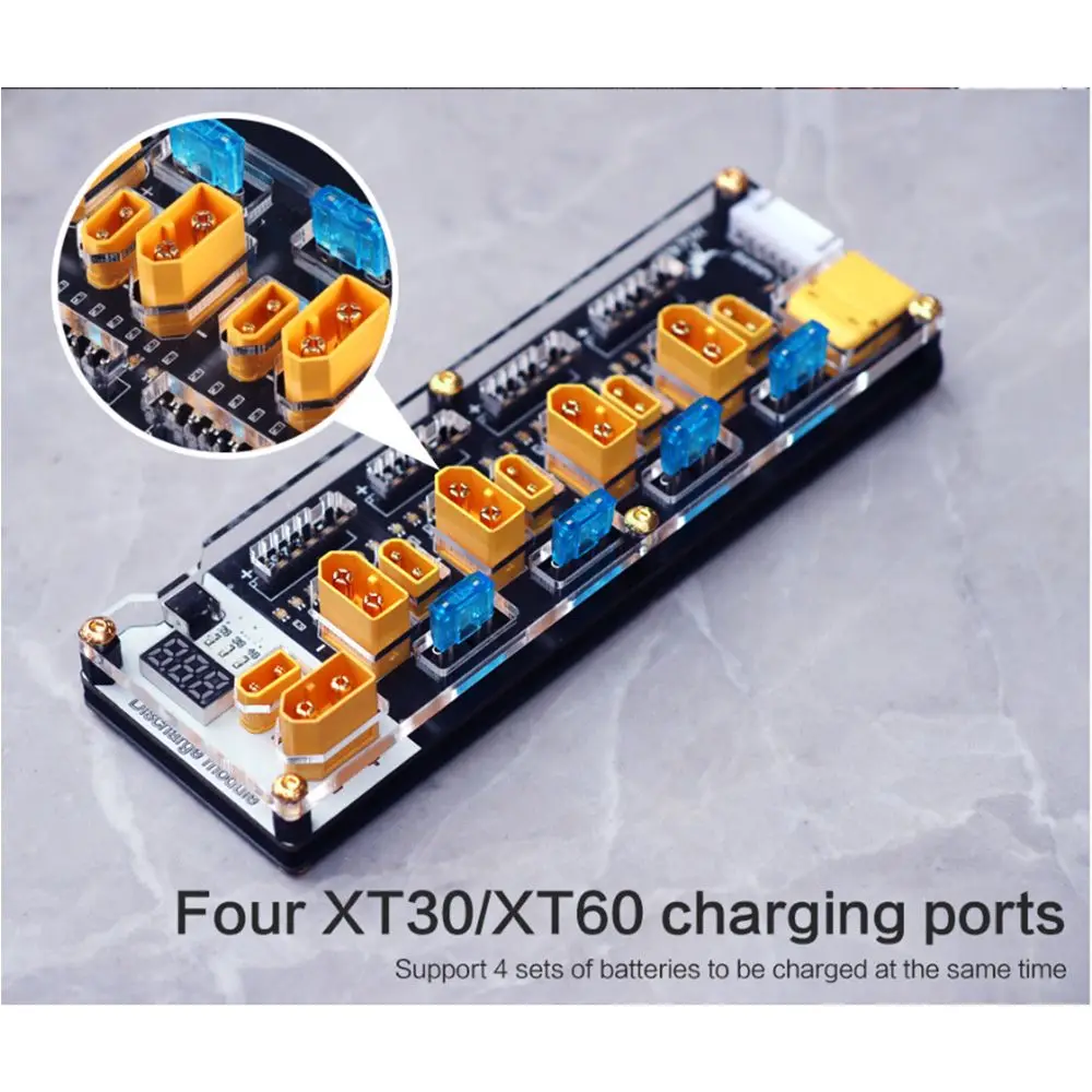 

HGLRC PRO Lithium Battery Balance Charger Board 40A XT60 XT30 2-6S LIPO Discharger for IMAX B6 ISDT Q6 HOTA D6 Pro P6 DIY Parts