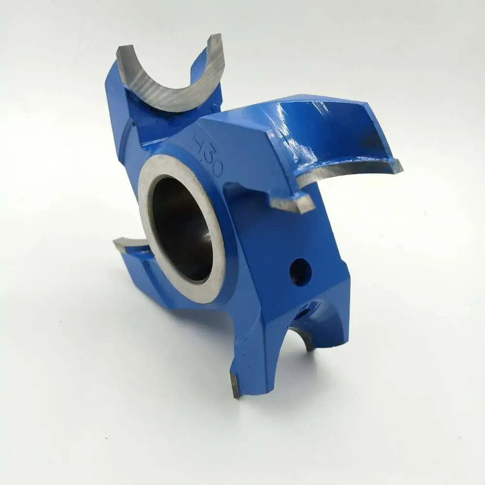 TCT Brasato Cutter Head set per Porta Carburo di Profilo Cutter Shaper Cutter per la Lavorazione Del Legno Utensili Da Taglio