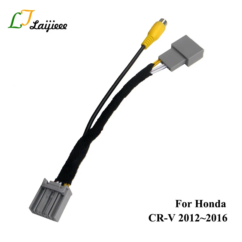 14 Pin Adapter Cable For Honda CR-V CRV 2012 2013 2014 2015 2016 / RCA Rear Reverse Camera Into Car Original Video Input Plug