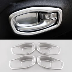 ABS Matte Car Interior Armrest Handle door bowl Cover Styling Accessories Stickers 2015 2016 2017 For Jeep Renegade