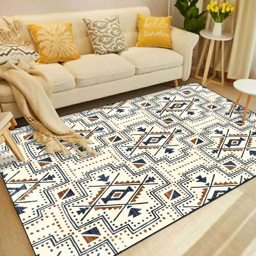 

Bohemia Persian Style Carpet Study Rectangle Non-Slip Carpets for Living Room Bedroom Area Rugs Boho Morocco Ethnic tapis Mat