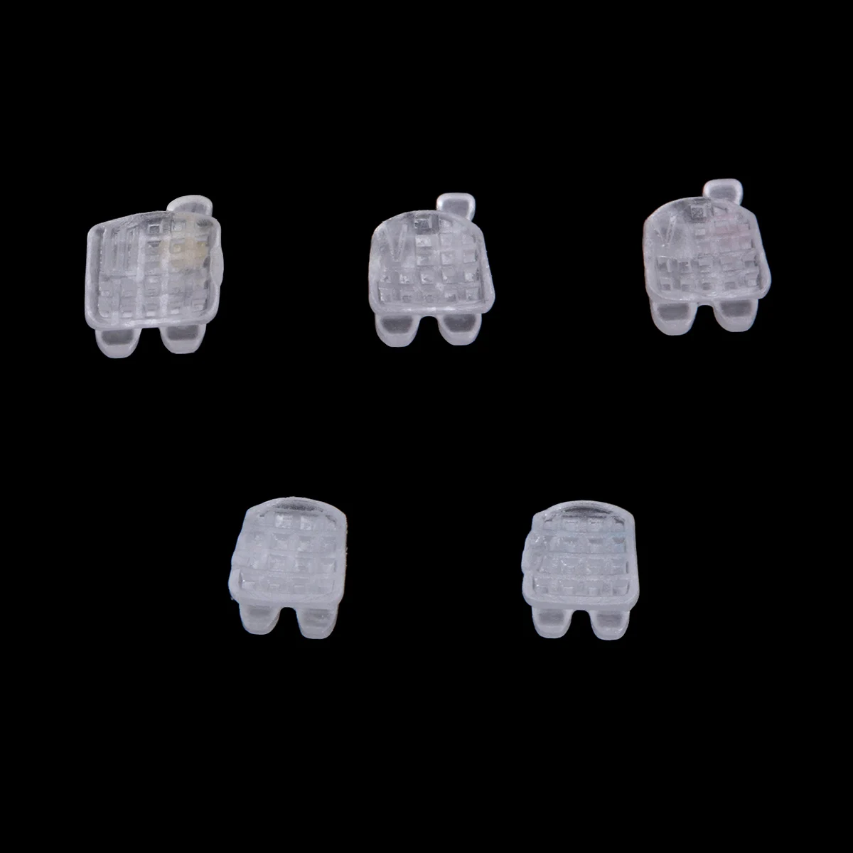20 teile/schachtel AZDENT Dental Klammern Kieferorthopädische Keramik Zahnspangen Mesh Basis Roth MBT Slot 0,022/0,018 Haken 3 4 5 zahnmedizin Werkzeuge – Detail 4