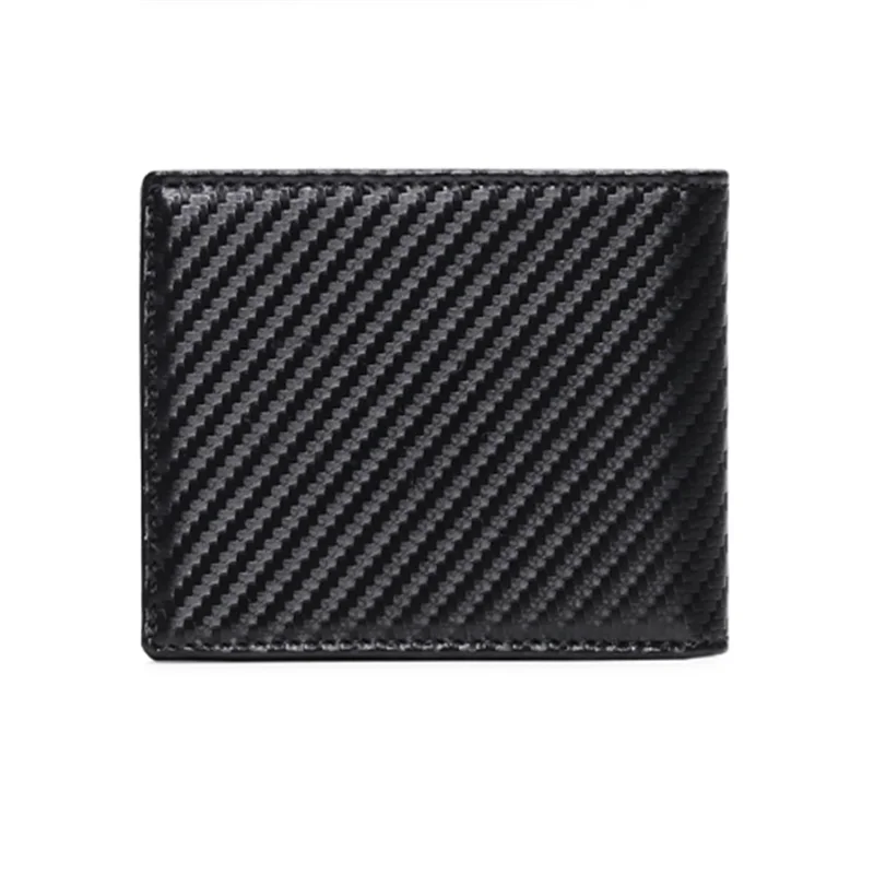 2020 neue männer brieftasche marke neue carbon faser material kurze männer brieftaschen führerschein karte halter carteira masculina portfel