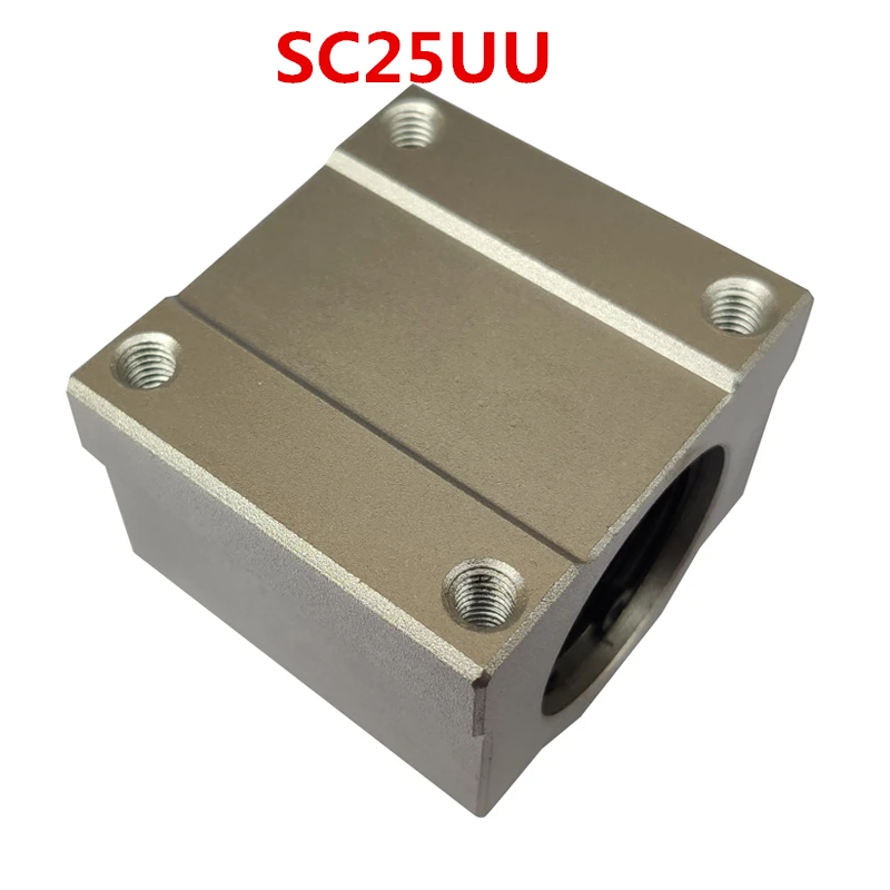 Linear Motion Ball Bearing Slide Block Bushing 1PC SC25UU With Copper Sleeve/Straight Circle/Copper Sleeve Plus Dustproof