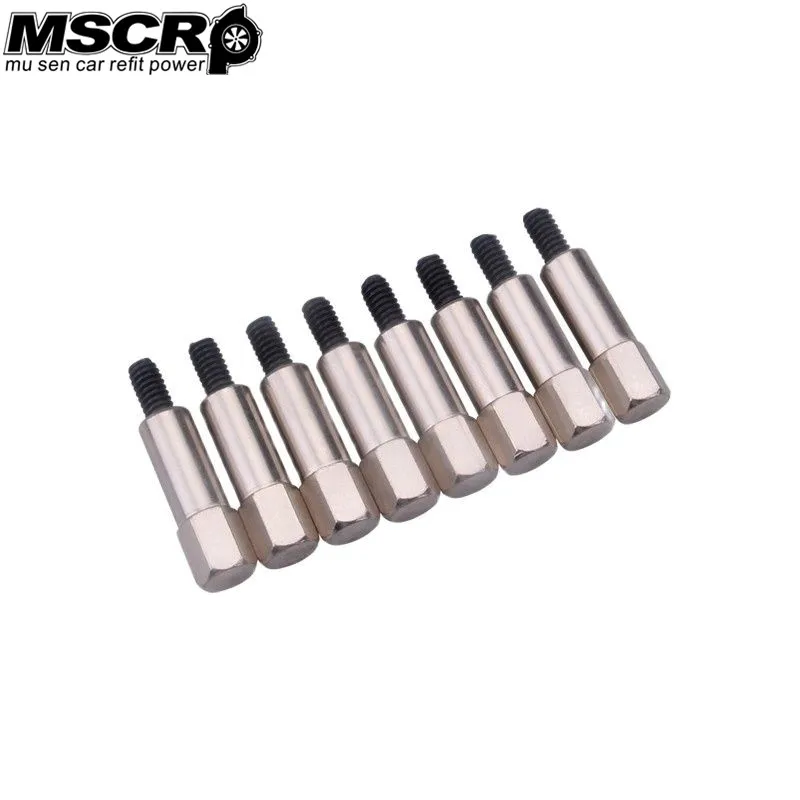 

CHROME VALVE COVER BOLT FIT FOR CHEVY 283 305 327 350 383 SBC STUD KIT 8 pcs