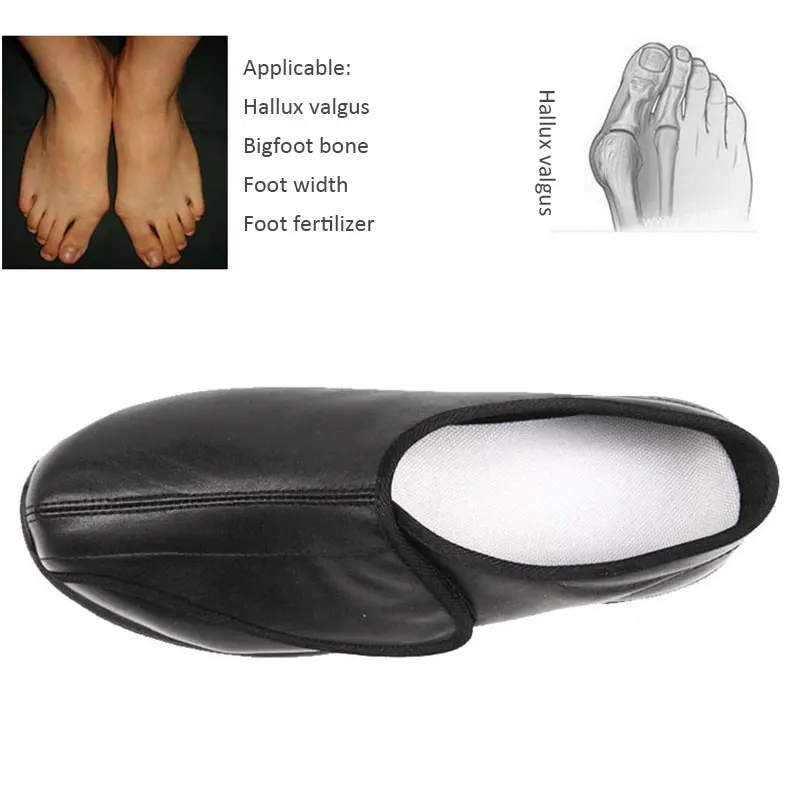 حذاء بيج فوت بأقدام عريضة وجلد مفرد للرجال والنساء حذاء قدم عريض شتوي مرتفع بالإضافة إلى حذاء هالوكس مخملي