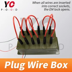 Plug Wire Box Escape Room Connect Wires Prop Room Escape Game mechanism Escape Room system