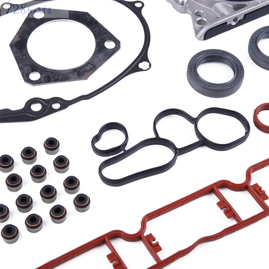 2.0T Engine Cylinder Head&Camshafts&Gasket & Piston Lifter Kit Fit For VW Jetta Passat EOS AUDI A4 A6 Skoda Seat