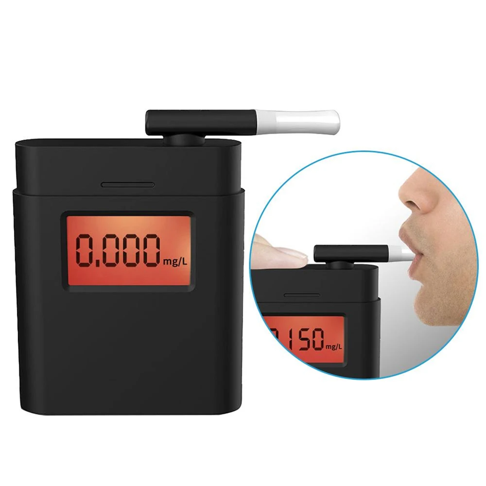 

Portable High Accuracy 360° Rotating Breath Alcohol Tester Digital Breathalyzer Analyzer Professional Body Alcoholicity Meter