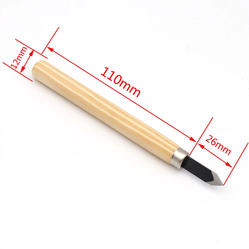 Coltello per scalpelli per intaglio del legno per studenti principianti 12pcs per utensili fai-da-te di base tagliati in legno e utensili manuali per sgorbie dettagliate per la lavorazione del legno