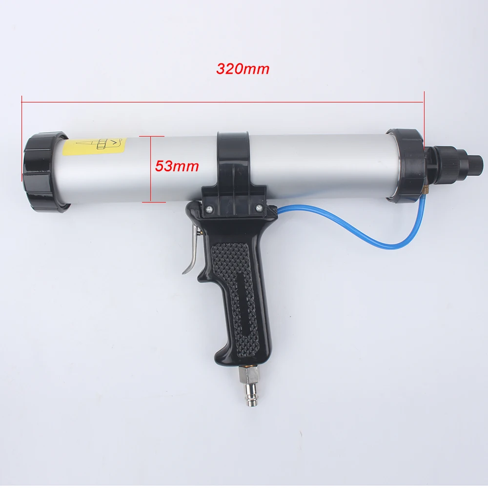 YOUSAILING-Pistolet à calfeutrer pneumatique à saucisses, odorà mastic en silicone, bonne qualité, 400ml