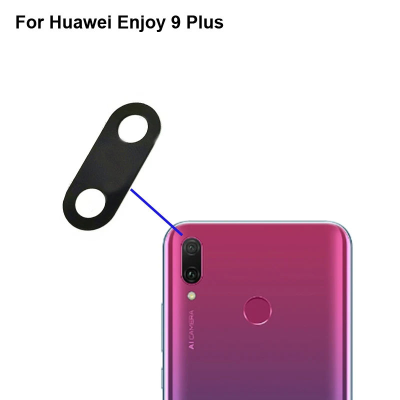 High quality For Huawei Enjoy 9 Plus Back Rear Camera Glass Lens test good For Huawei Enjoy9 Plus Replacement Parts 9Plus