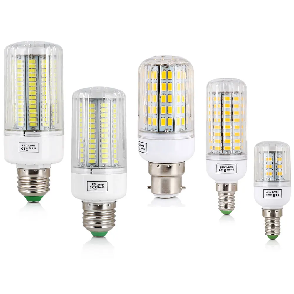 

220V E27 Led Lamp Bulb E14 Led Candle Light Bulb B22 Corn Lamp Led 3W 5W 7W 9W 12W 15W Bombilla b22 Bayonet Chandelier Lighting