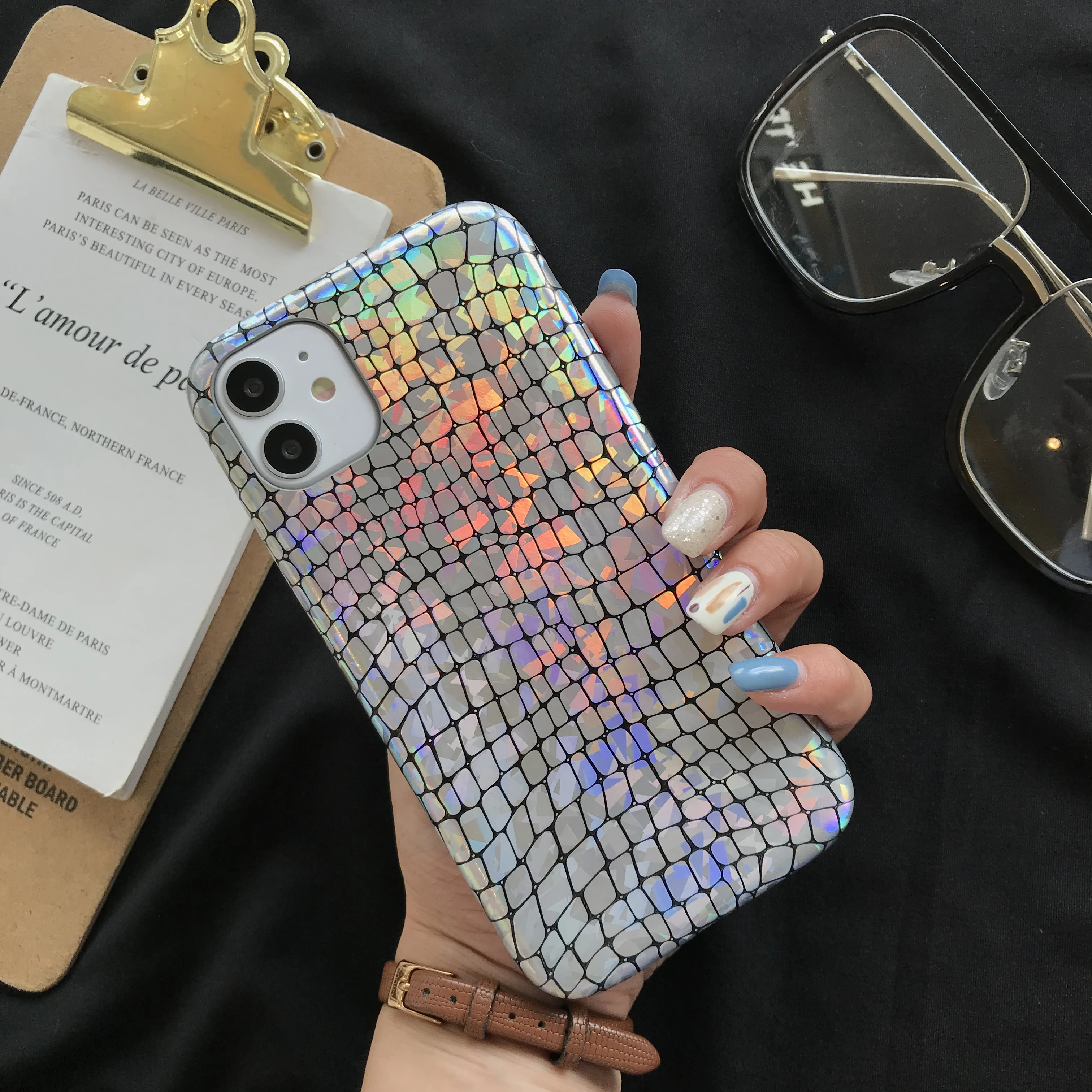 Luxury Phone case For iphone XS MAX plus 7 X XS XR 11 12 13 14 15 Pro Max SE Crocodile Skin PU Leather phone 8 plus Cover Capa