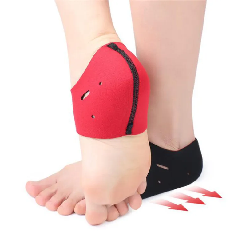 Plantar Fasciitis Kaus Kaki Tumit Anti-retak Kain Elastis untuk Achilles Tendonitis Kapalan Taji Retak Kaki Nyeri Bantalan Tumit