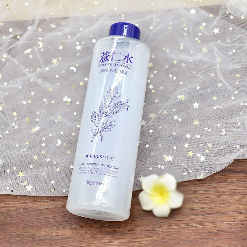Coix Seed Moisturizing Water Improve Roughness Repair After Sun Oil Control Shrink Pores Refreshing Toner Makeup Skin Care 500ml