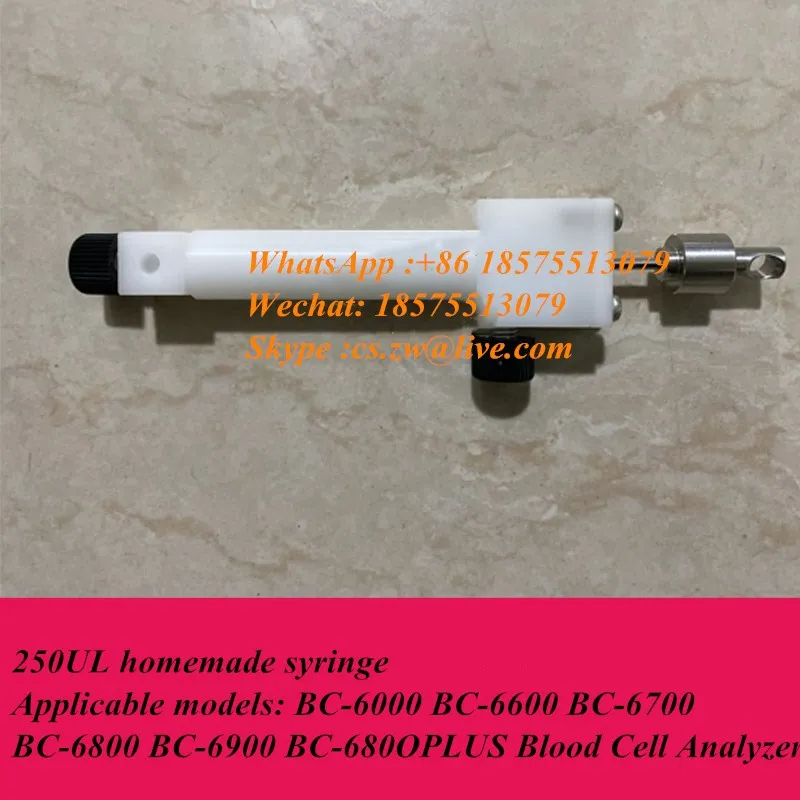 

Mindray BC6000 BC6600 BC6700 BC6800 BC6900 BC6800PLUS Hemocytometer 250UL Homemade Syringe