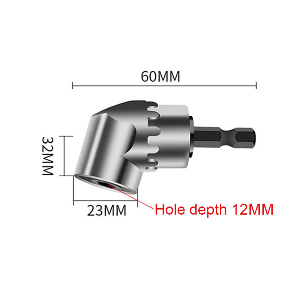 Hex Bit 105 Degree Corner Turner Angle Screwdriver Socket Holder Adapter Adjustable Bits Drill Bit Angle Screwdriver Tool