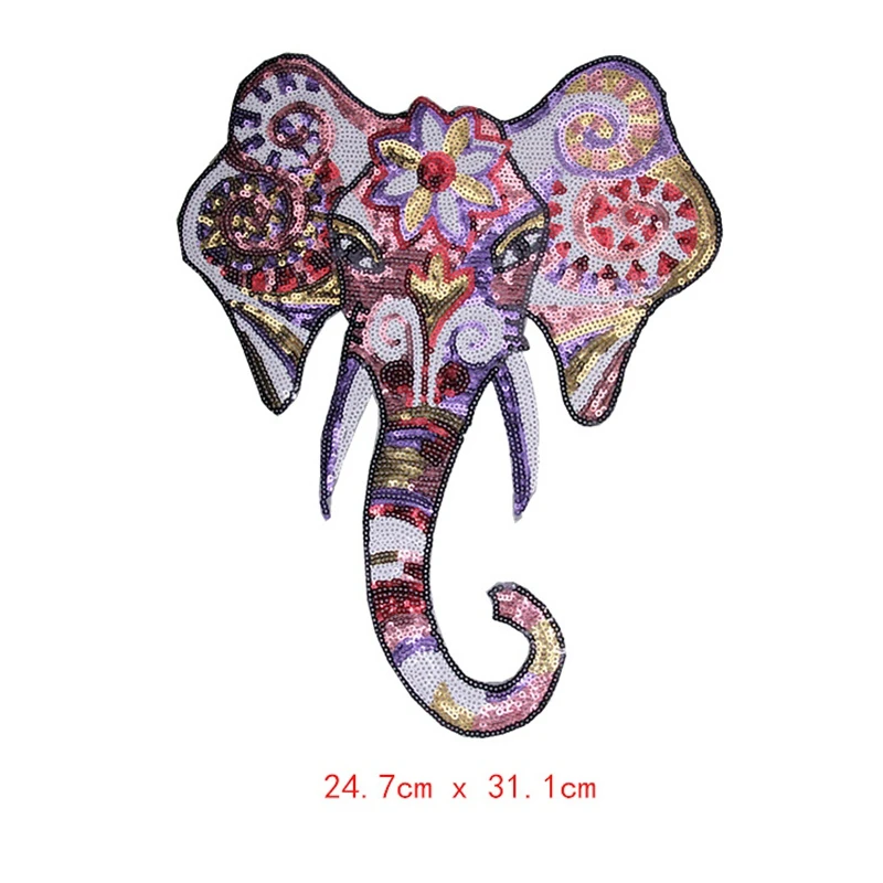 Flower Elephant Sequins Embroidered Cherry Pineapple Fruits Stickers Patch Patches Clothing Accessories Clothing T-shirt Decor