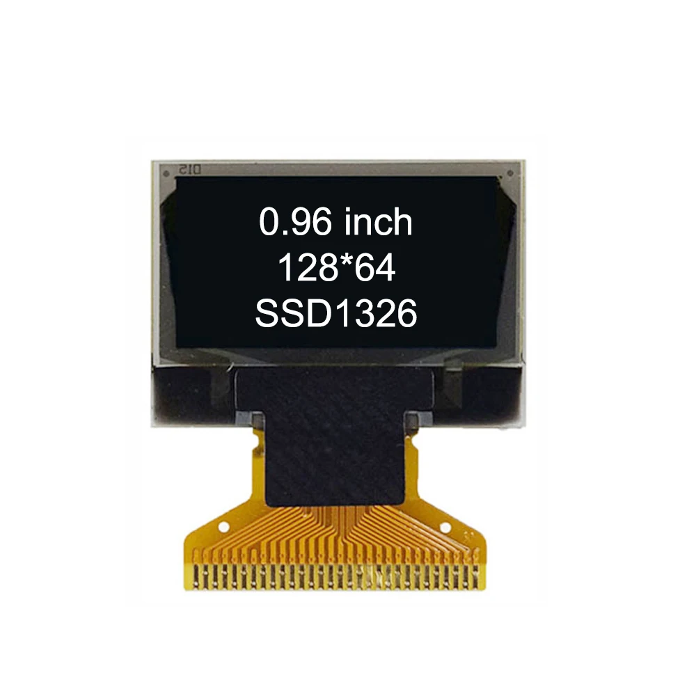 0.96 Inch OLED Screen SSD1306 30Pin Smart Door Lock Display 128*64 Pixel Driver IC SSD1306 White Light