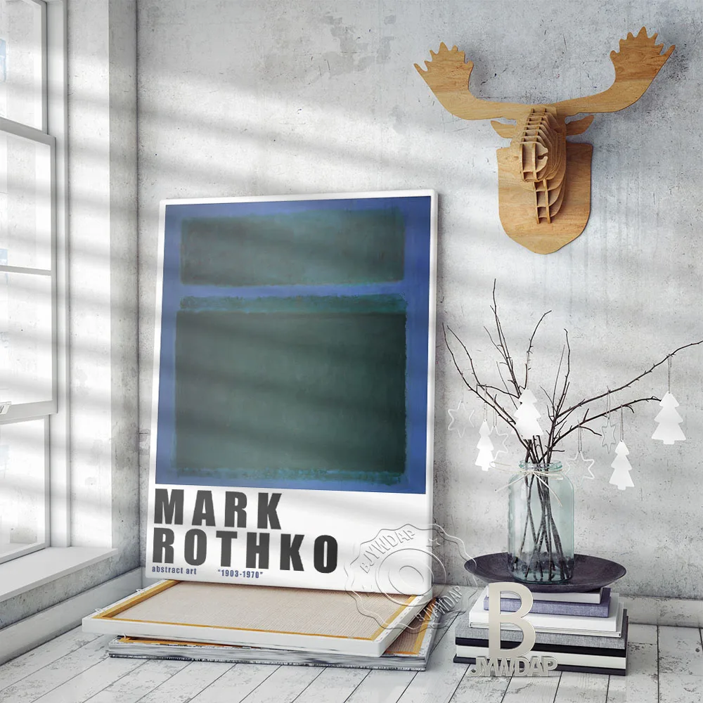 Exhibition Mark Rothko Art Museum Poster Latvia Rothko Abstract Print Guggenheim Museum New York Abstract Home Wall Decor Gift