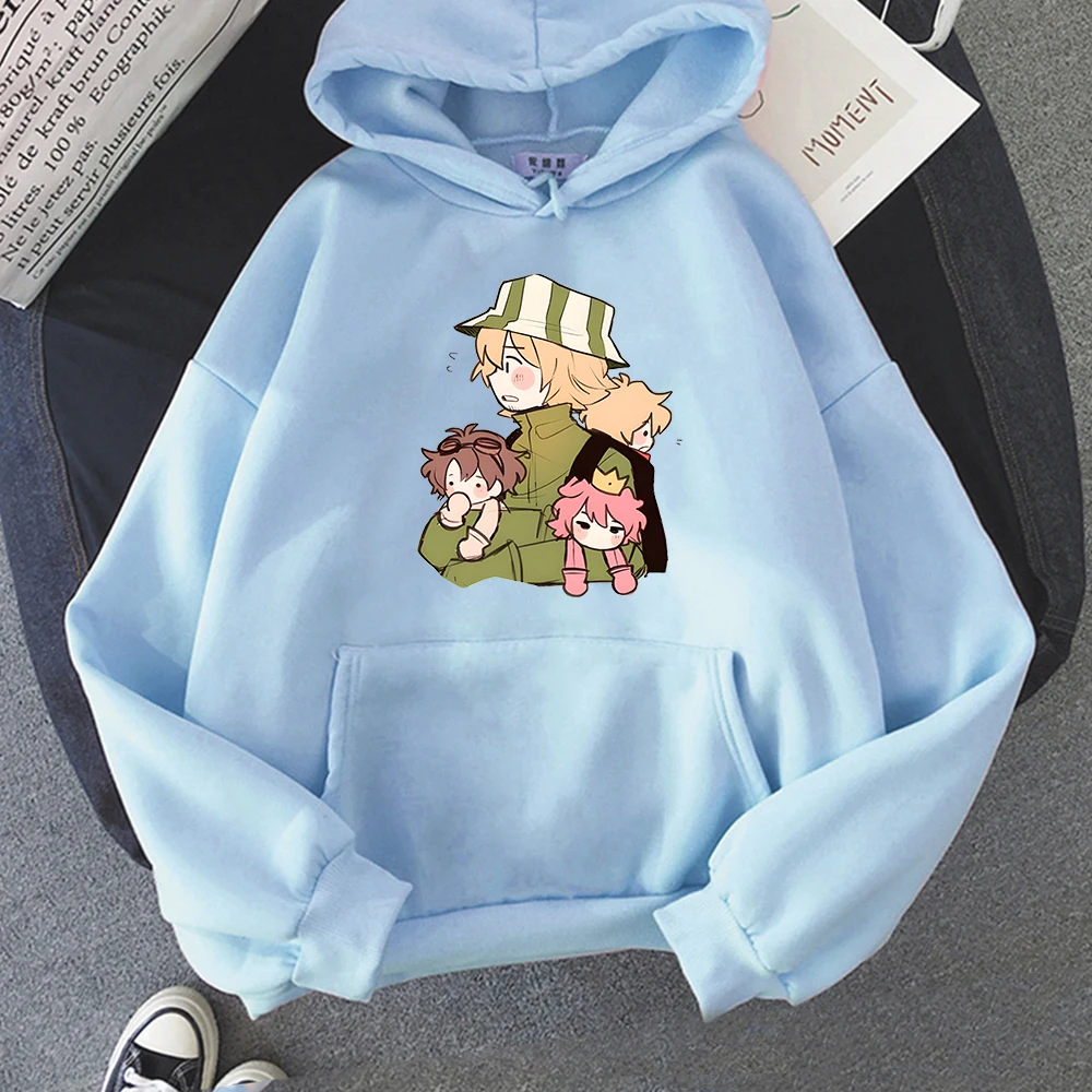 Dream Smp Hoodies Women Aesthetic Oversized Hoodie Harajuku Sweatshirts Philza Holding Tommy Techno and Wilbur Kawaii Clothes