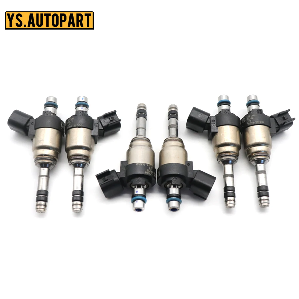 

6pcs/lot Car 35310-3C560 Fuel Injector Nozzle For Hyundai Azera Genesis Santa Fe Kia Cadenza K900 Sedona Sorento 3.3L 3.8L 11-18