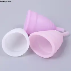 1PC Menstrual Cup For Women Hygiene Medical 100% Silicone Cup Menstrual Reusable Lady Cup Menstrual Than Pads