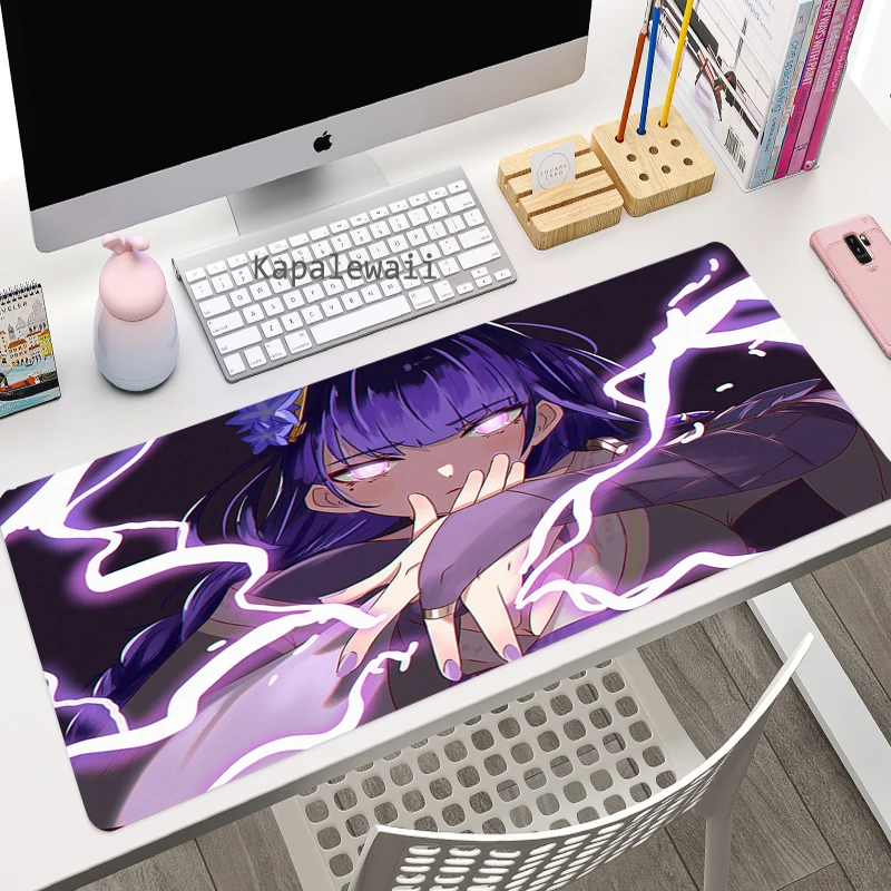 

Genshin Impact Mouse Pad Art Table Mats Office Carpet Desk Pad Mouse Mat Big Mousepad Rubber Mat for Computer Table Mausepad