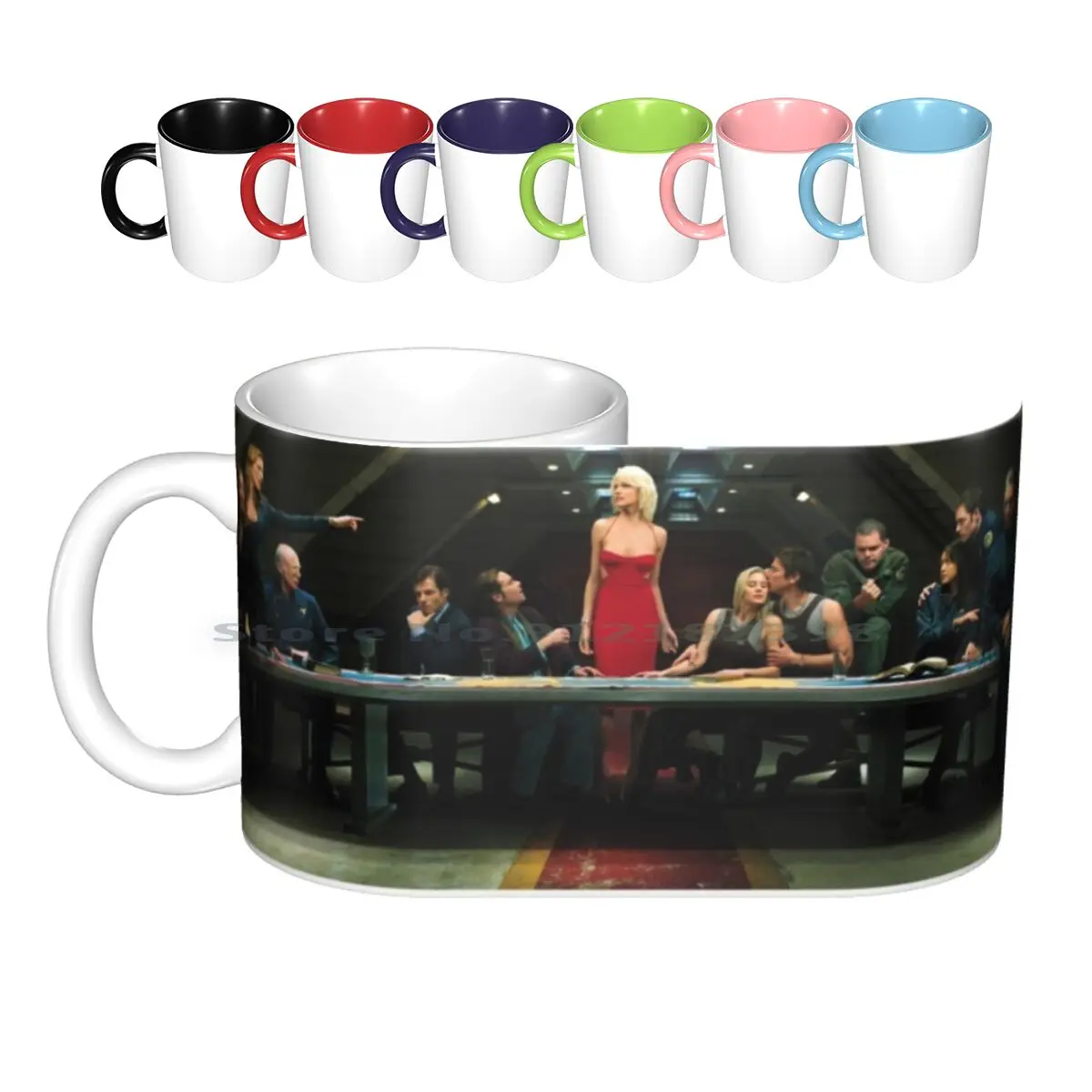 Battlestar Galactica Ceramic Mugs Coffee Cups Milk Tea Mug Battlestar Galactica Battlestar Galactica Caprica Space Frak Science