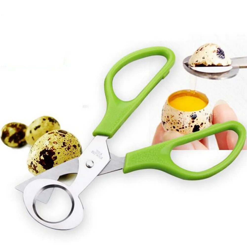 NEW Creative Pigeon Quail Egg Scissors Cracker Opener Cigar Cutter Stainless Steel Tool Practical Safety Egg Shells Cut