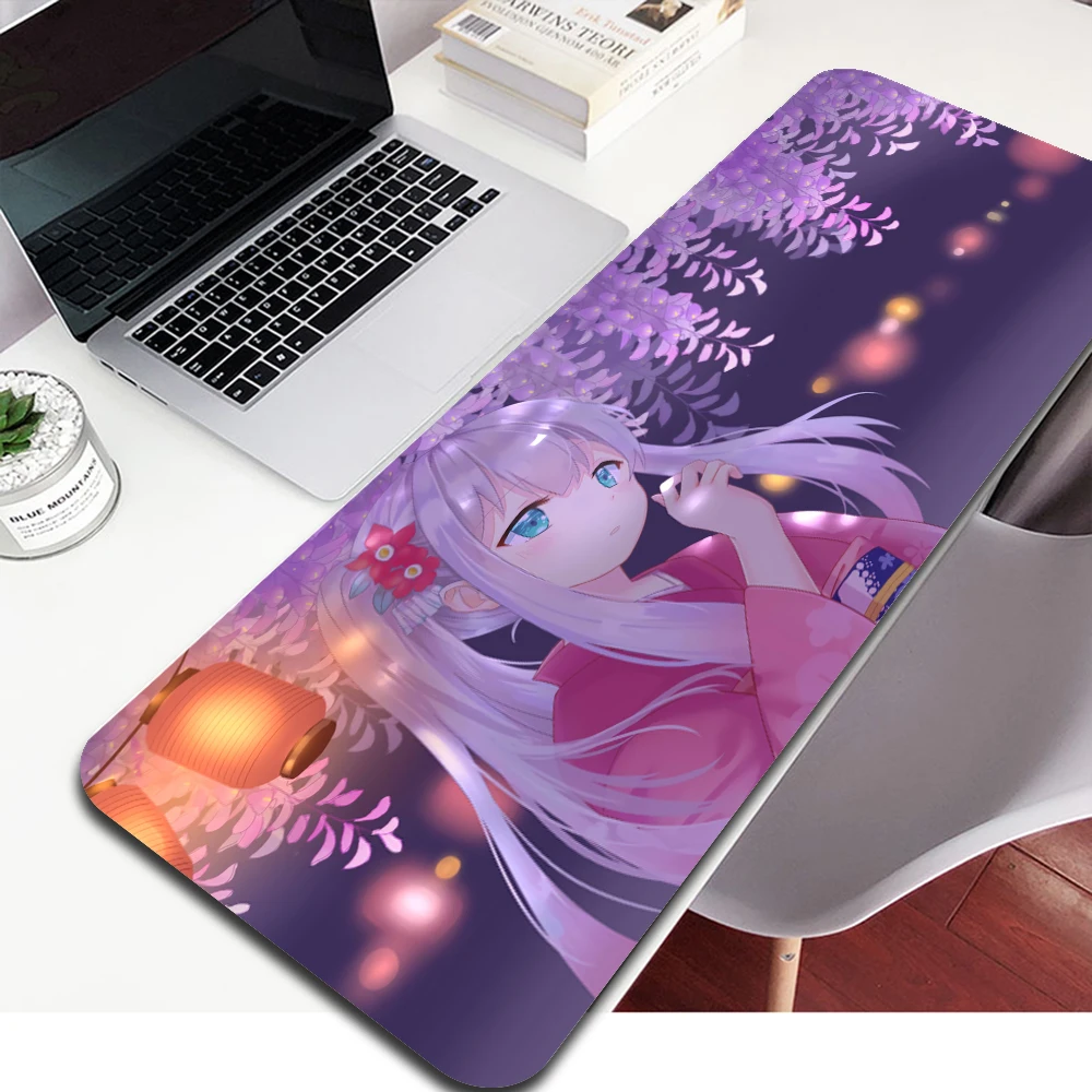 

Sagiri Izumi Pink Gaming Mouse Pad Student Computer Mouse Non-slip Notebook Pad Office Keyboard Pad Table Mat Anime Rug