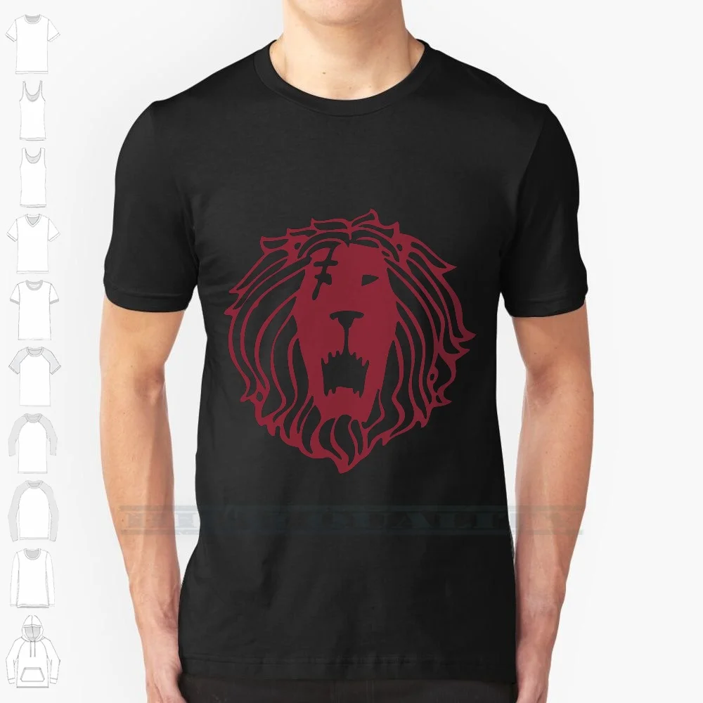 Camiseta con estampado de Leones Sin orgullo Escanor, camisa 100% de algodón, hacha Rhitta, Leones Sin orgullo Nanatsu No Taizai, sombrero de jabalí, Stigna Ten