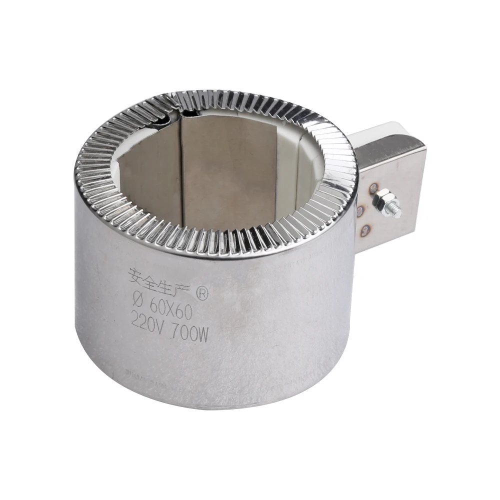 Withstand 800-degree Temperature Ceramic Band Heater - Stainless Steel Ceramic Heating Element for Injection Molding Machine