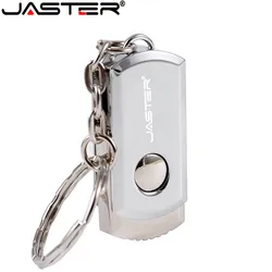 JASTER – clé USB 2.0 avec porte-clés, 4/8/16/32/64/128 go, disque dur externe Portable en métal