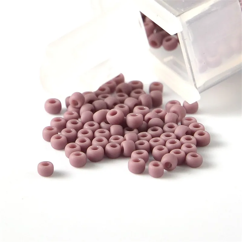 1000 stücke 10g 11/0 TOHO Runde Seed Perlen Matte Farbe Japan Glas Seed Bead für Hand Handwerk DIY Armband schmuck Machen – Detail 3