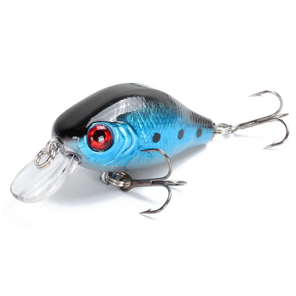 1 sztuk pływające korba przynęty 5.5cm 7.6g Trolling sztuczne tworzywo sztuczne twarde przynęty wędkarskie szczupak Bass Crankbait Wobbler Pesca